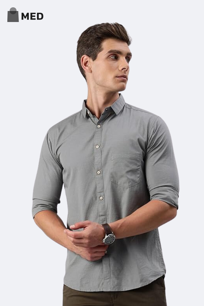 grey shirt combination