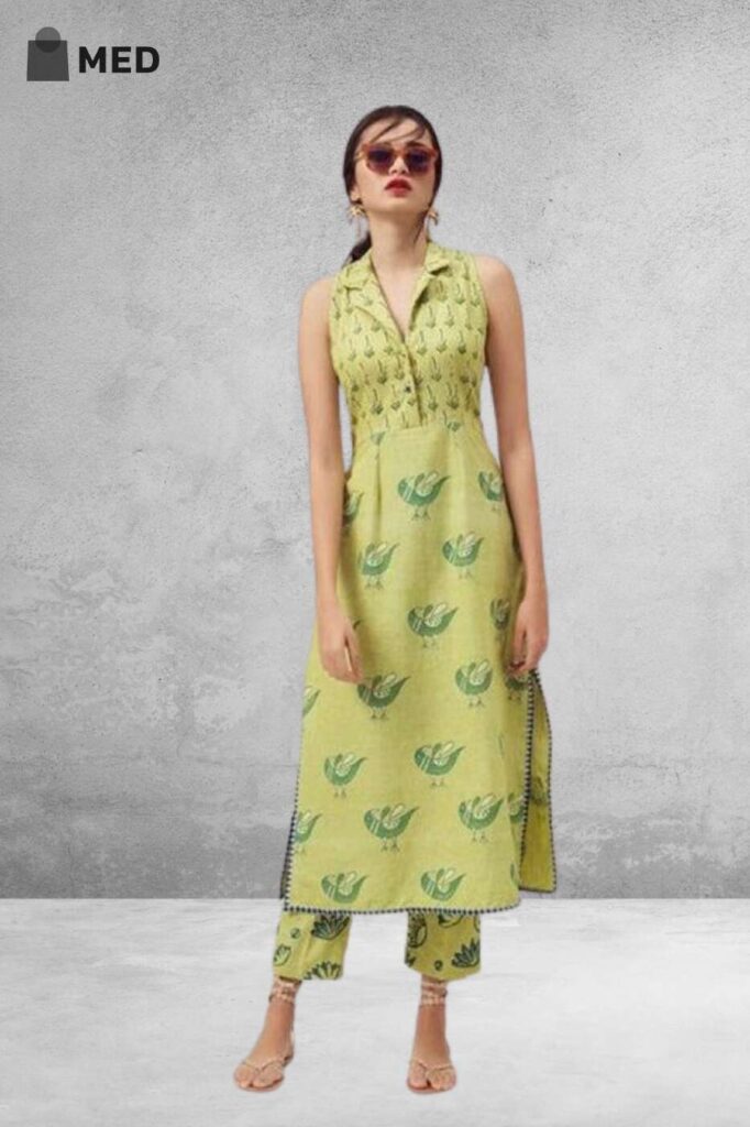 Cut Sleeves Suit Design