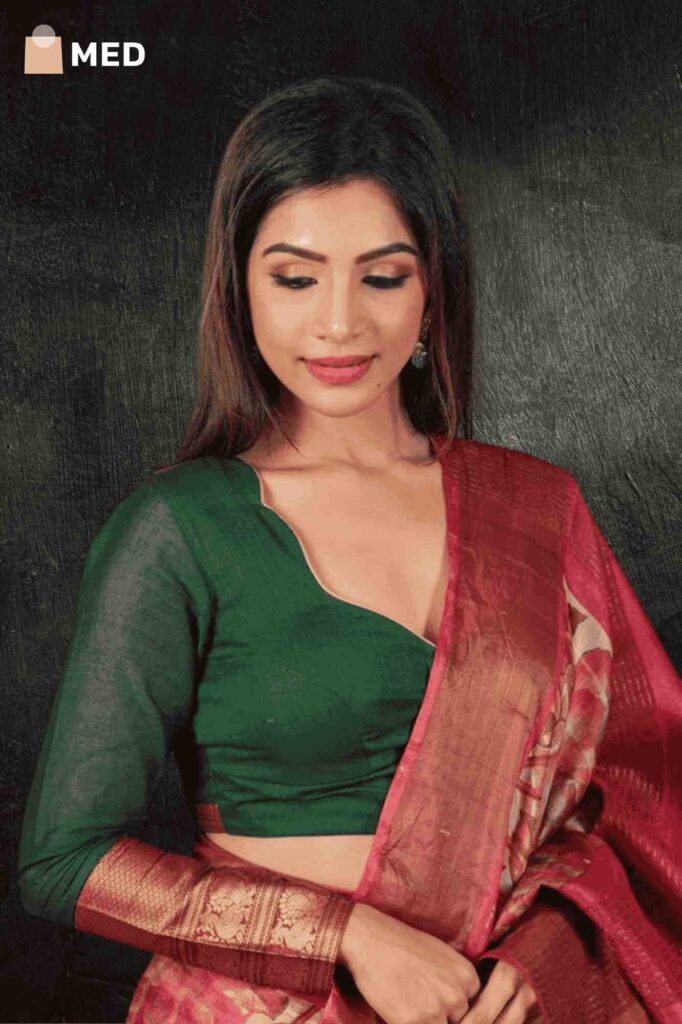 silk blouse design