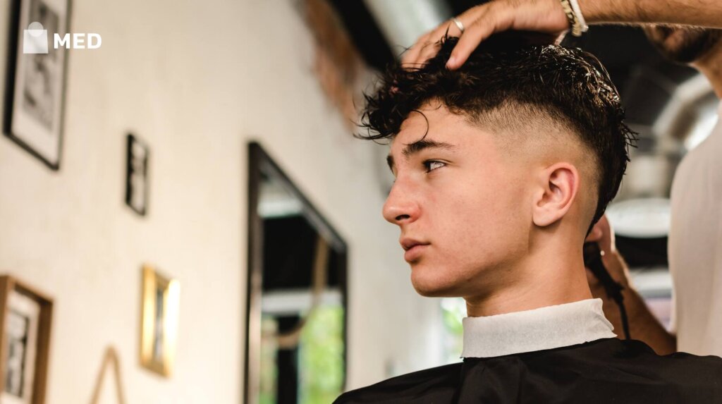 Modern Mullet with Fade