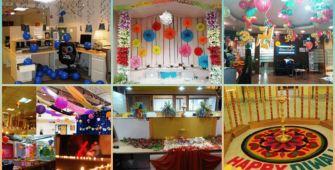 Diwali Office Decoration