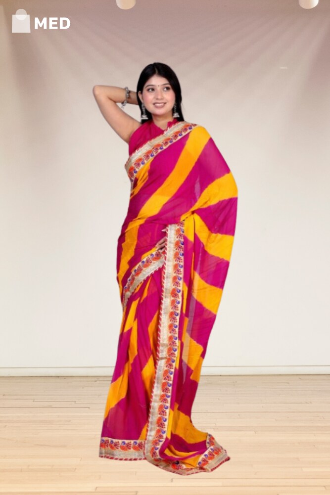 new pattern saree for wedding