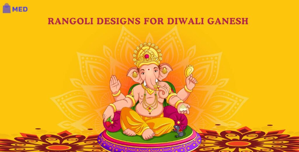 Rangoli Designs for Diwali Ganesh