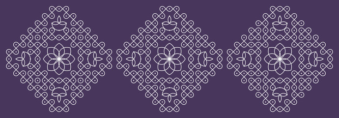 traditional rangoli design