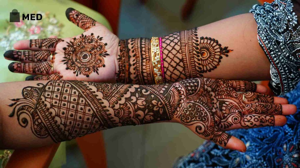 mehndi designs for karva chauth easy