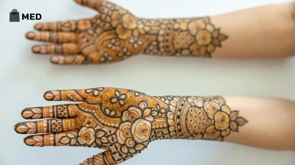 Karwa chauth Mehndi Design Full Hand