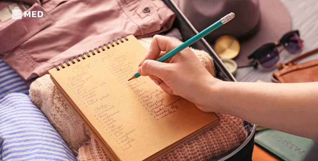 travel pack list printable