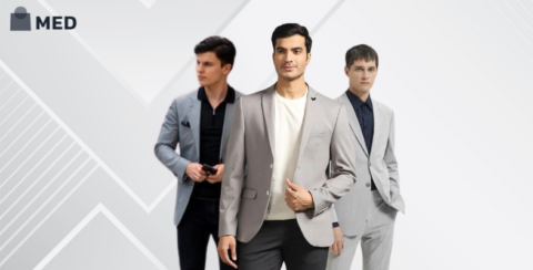 grey blazer combination