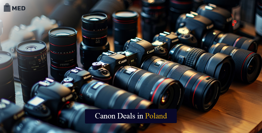 Upgrade your gear with the best Canon camera offers in Poland and save on DSLR and mirrorless models.