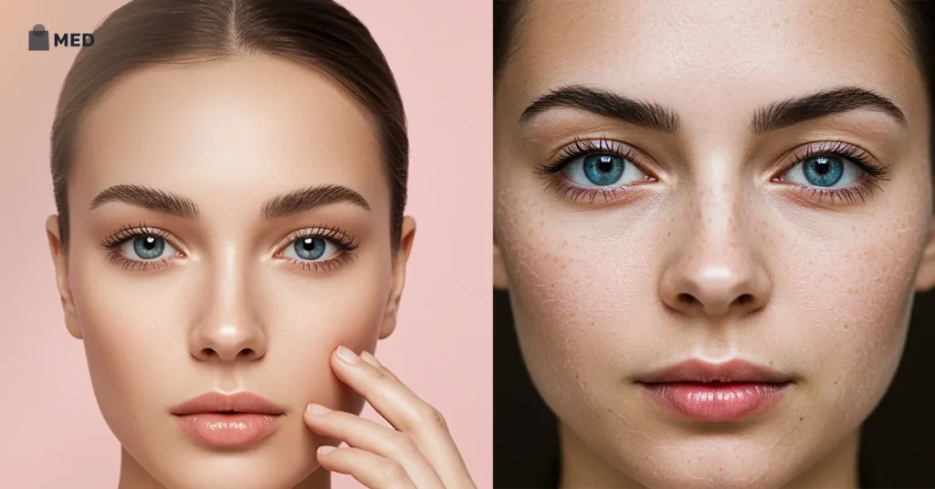 Vitamin E skin comparison