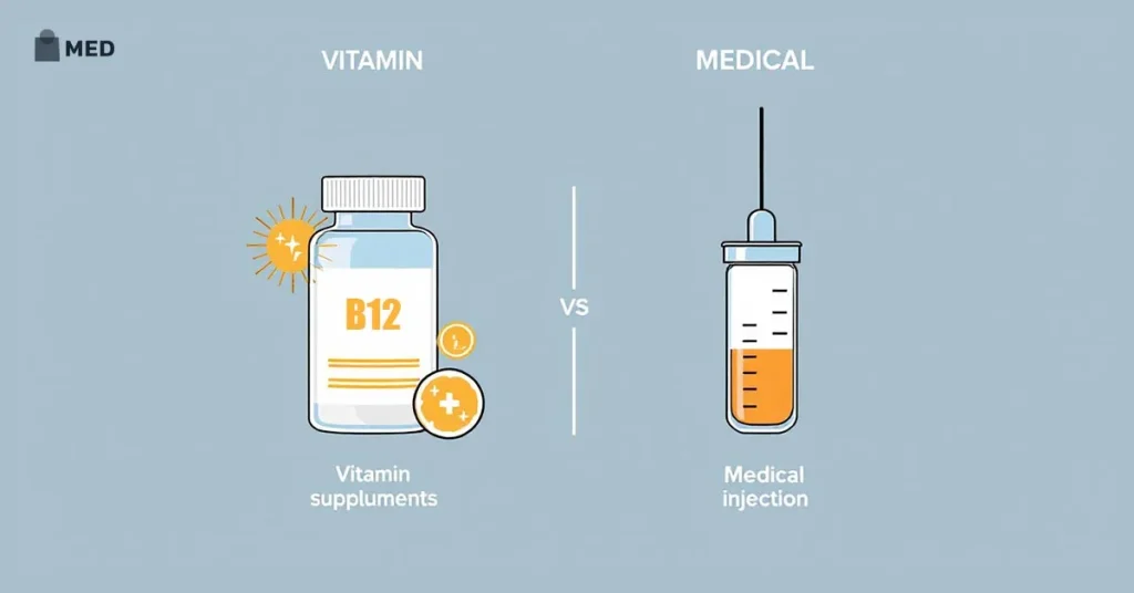 Vitamin B12 supplements vs injections